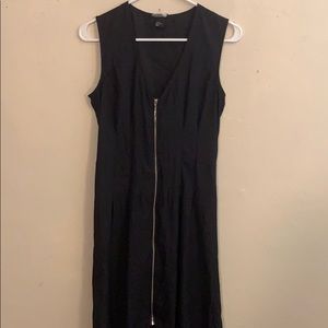 Black Zipper Dress